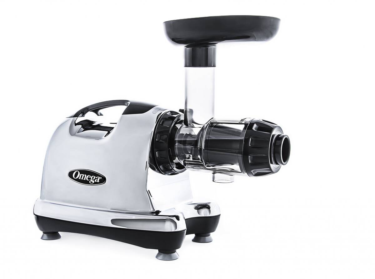 Omega 8226 8006 horizontal juicer chrome