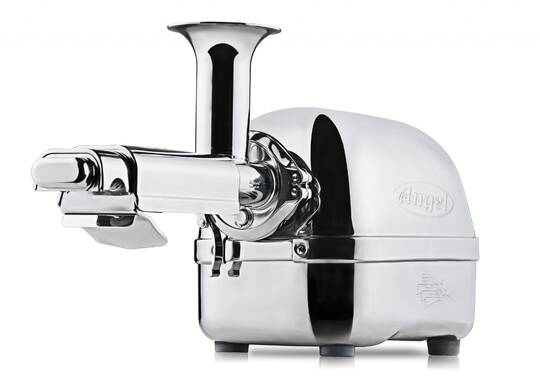 Angel 7500 twin-gear juicer side