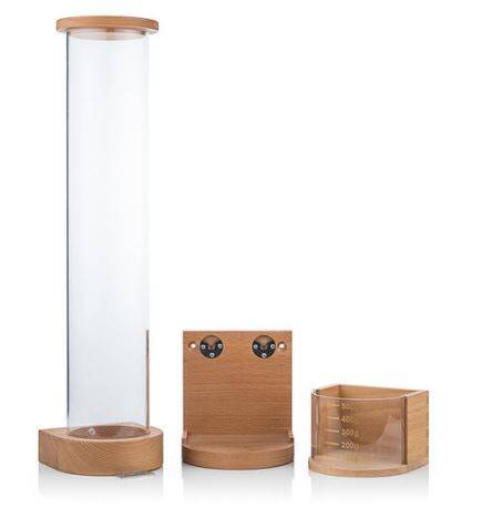 Komo grain dispenser disassembled