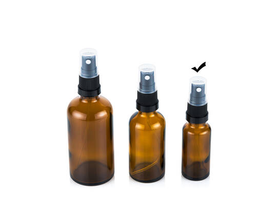 Glass bottle spray top 25ml