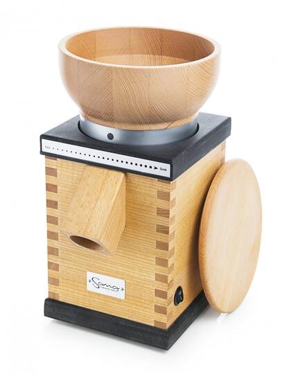 Opened Sana Grain Mill Anthracite