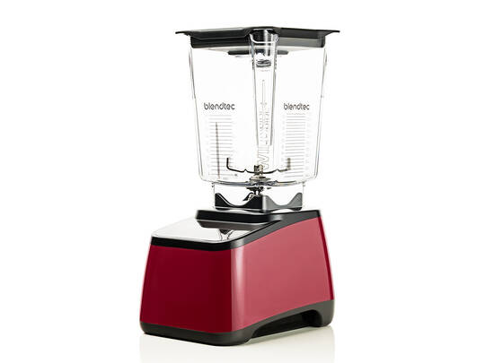 Blendtec Designer Series 625 pomegranate side view
