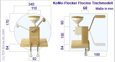 Flocino flaker flocker