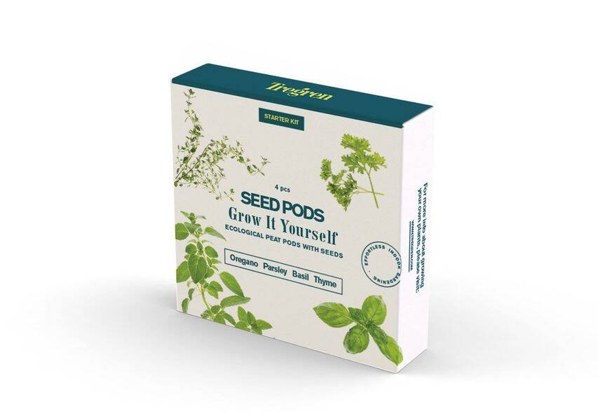 Tregren Herbie and Genie seed pods starter kit