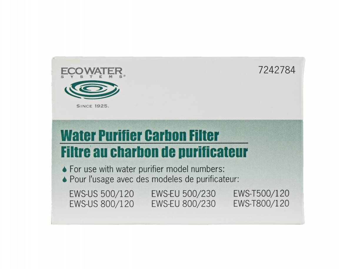 Replacement carbon filter for Aqua water distiller