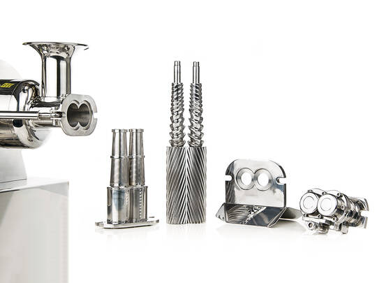Angel mini commercial juicer augers