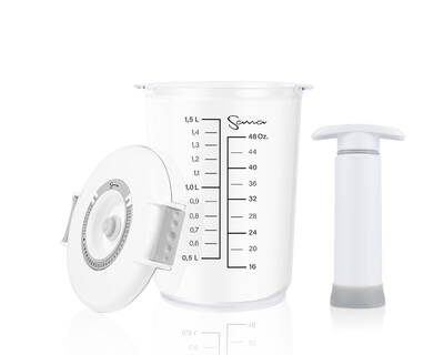 Sana 878 vac container + pump